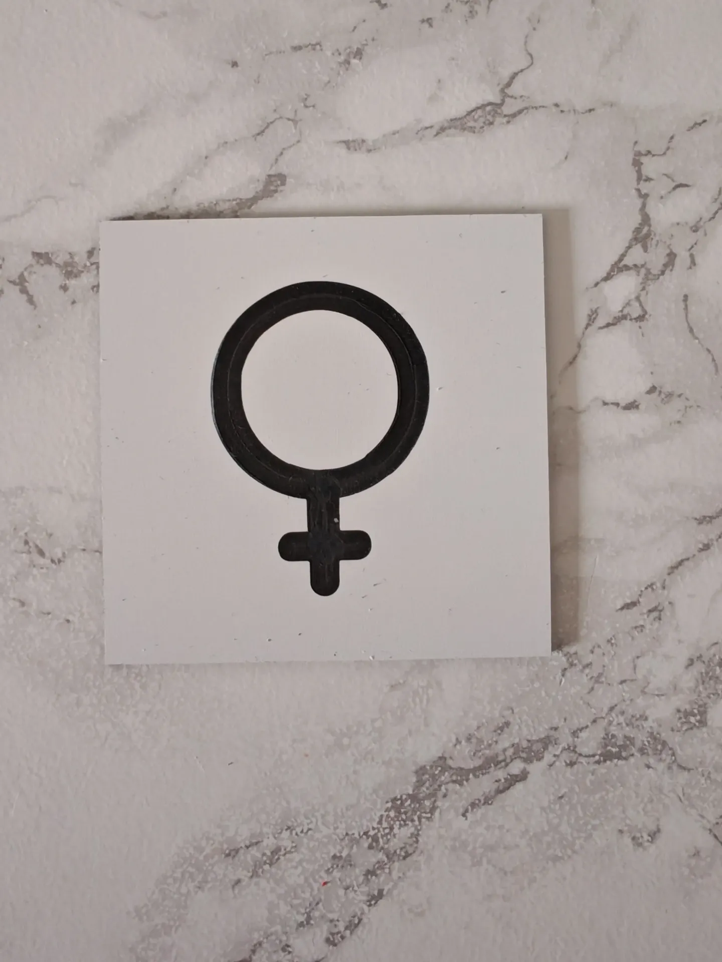 [EW0011] WC-kyltti nainen 70x70